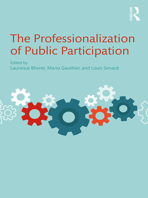 cover image of The Professionalization of Public Participation